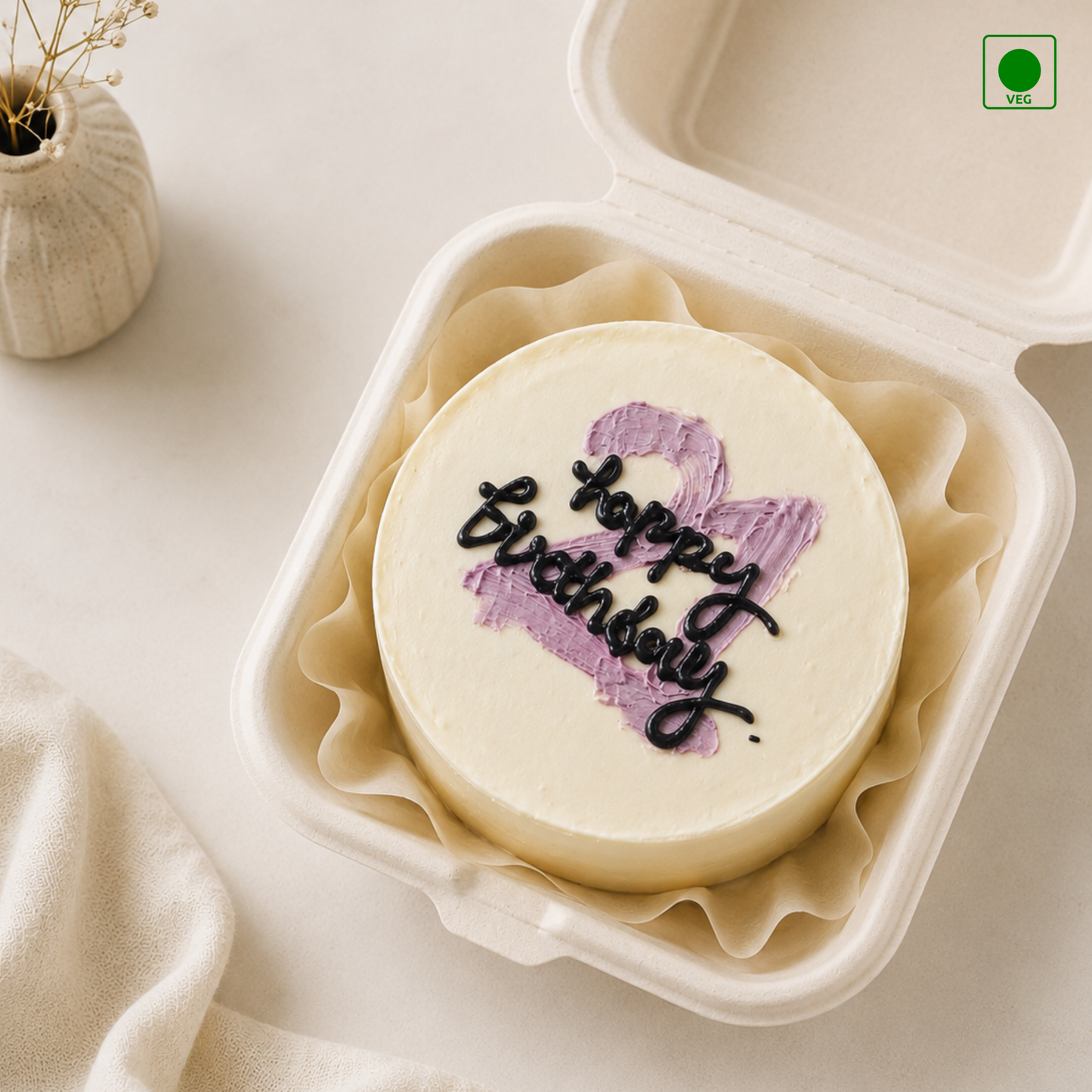 Happy Birthday Bento Cake