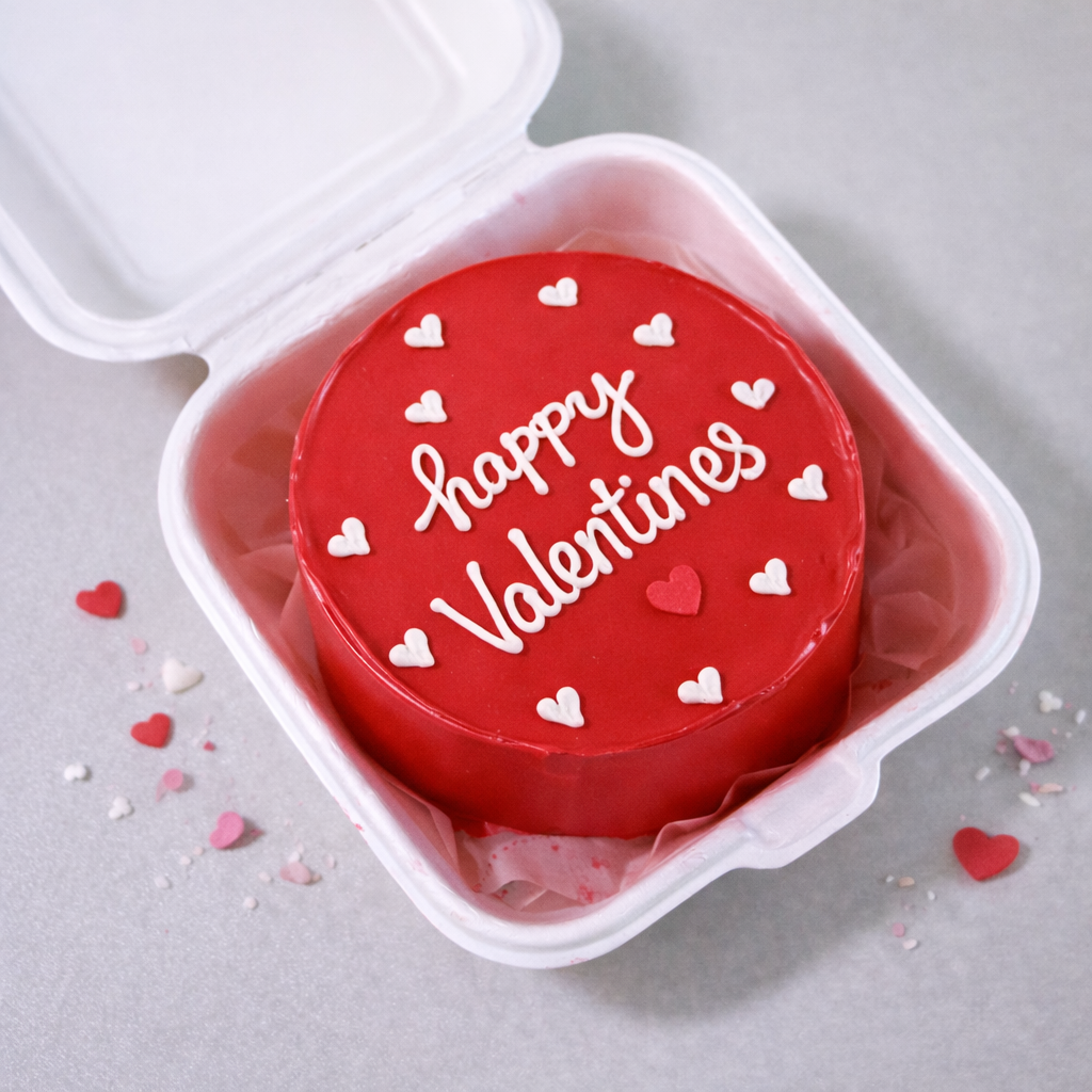 "Happy Valentines" - Bento Cake