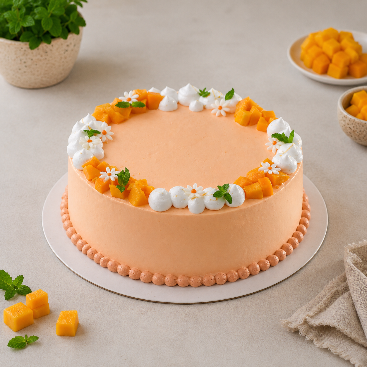 Classic Mango Cake