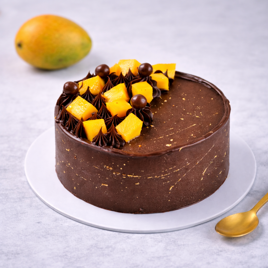 Chocolate Mango Cake