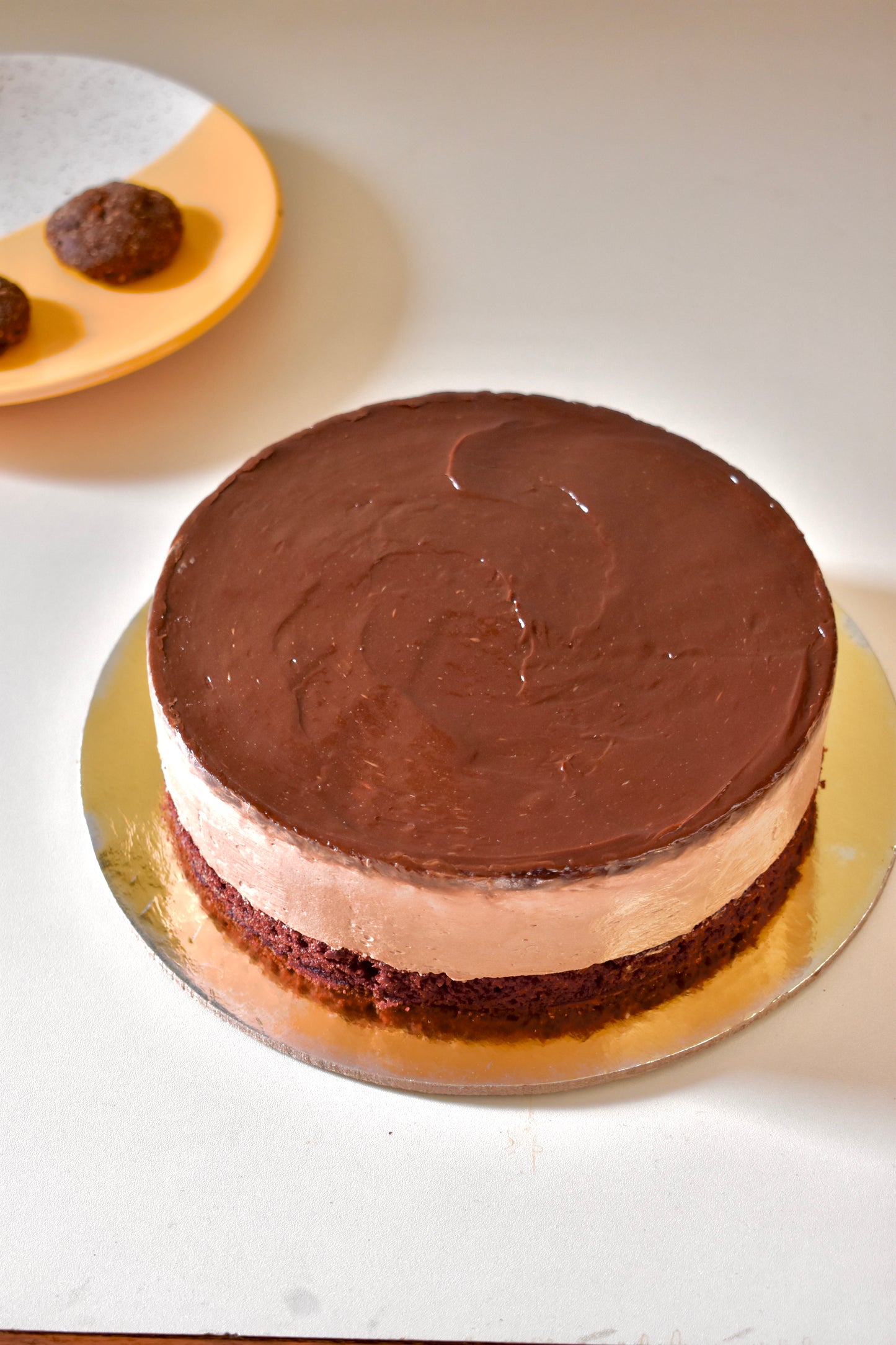Belgian Chocolate Mousse Cake – Eggless, Silky & Pure Indulgence
