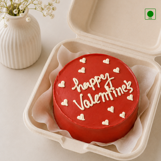 Happy Valentine's Bento Cake