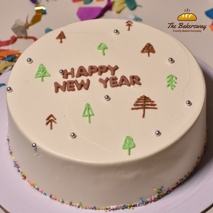 Happy New Year - Theme Cake