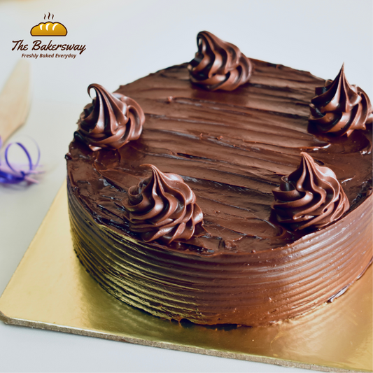 Dark Chocolate Truffle Cake