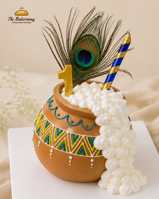 Makhan Chor Matka Cake