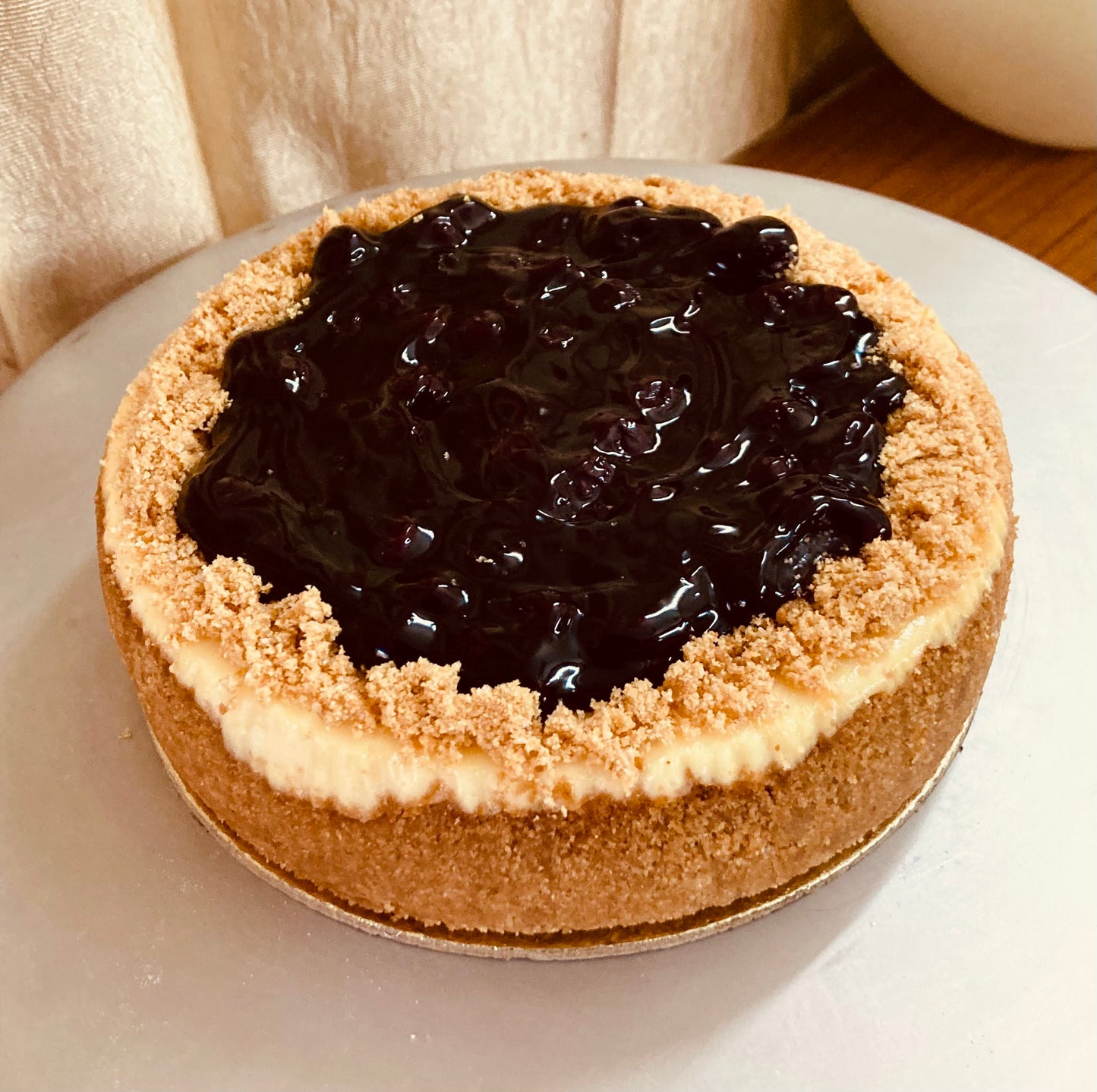 Lemon and Blueberry Cheesecake