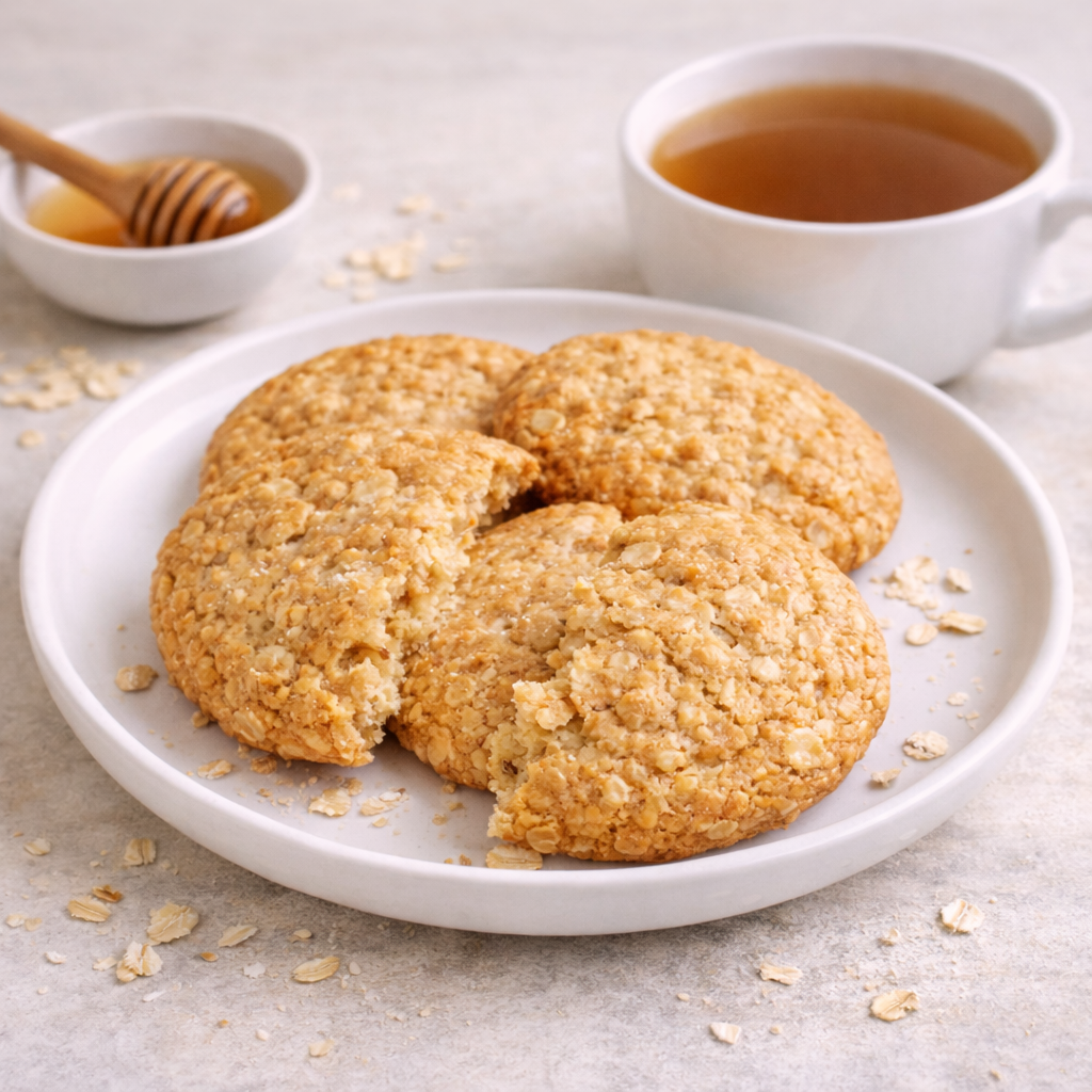 Honey and Oats Cookies