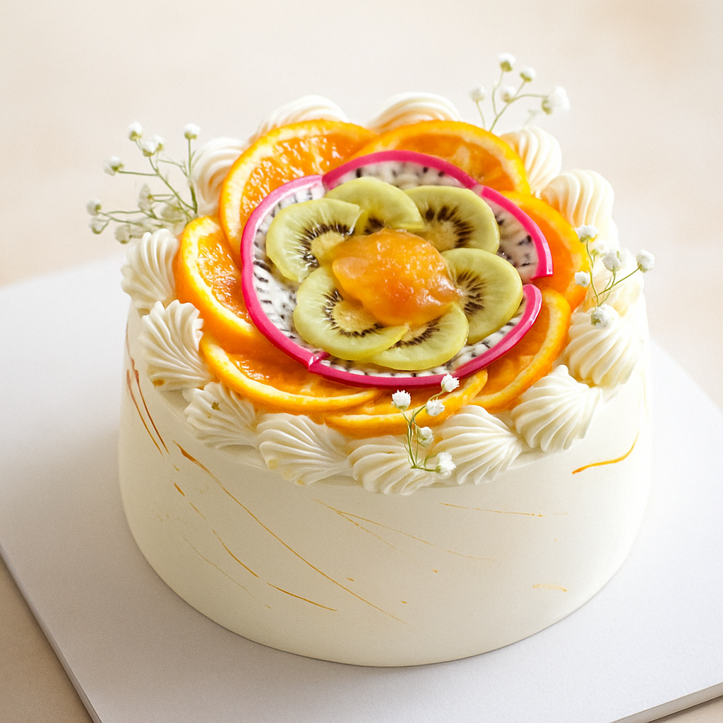 Premium Fresh Fruit Cake