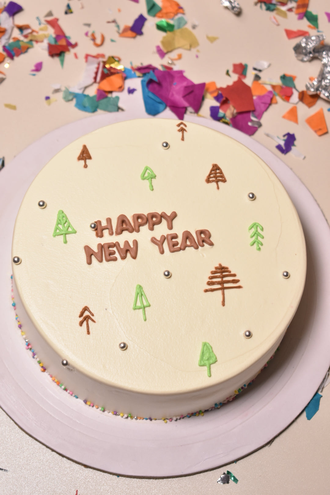 Happy New Year - Theme Cake