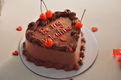 "Be My valentine" Heart Cake