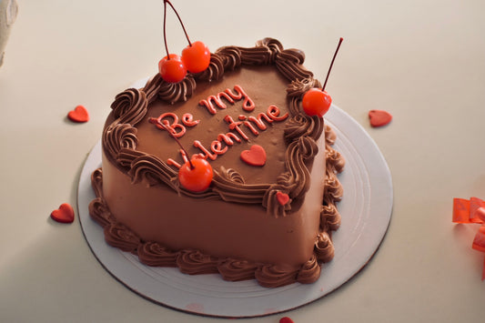 "Be My valentine" Heart Cake