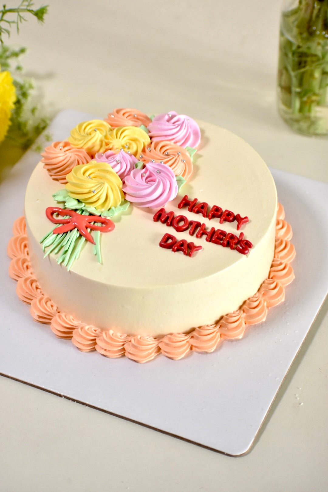 Mother's Day Theme Cake - Blooming Love