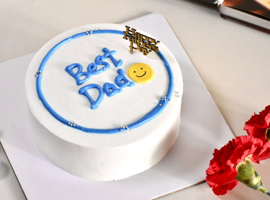 "Best Dad" Bento cake.