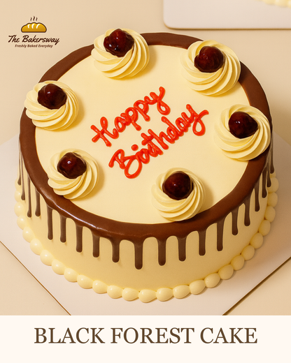 Black Forest Cake - Classic Chocolate & Cherry Delight