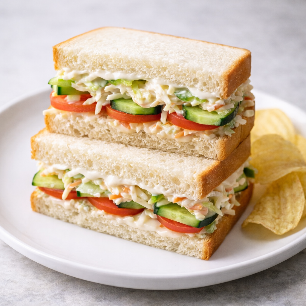Veg Coleslaw Sandwich
